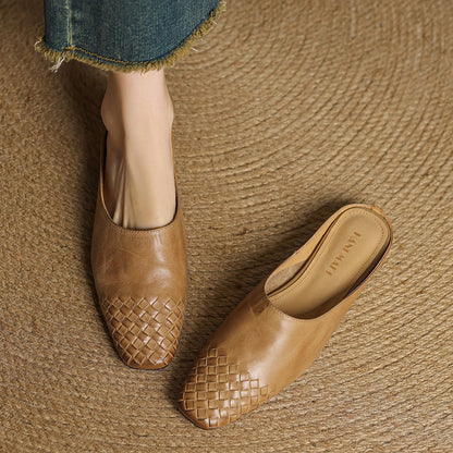 Donna | Smooth Slip-On Mules