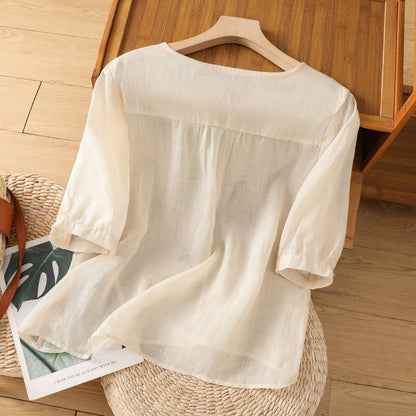 Janel | Floral Relaxed Blouse