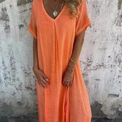 Marlowe | Loose V-Neck Dress
