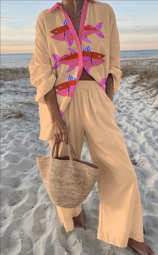 Lilia | Linen-Look Set