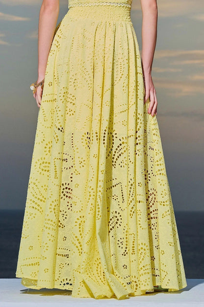 Daffodil | Women’s Flowy Eyelet Set Dress