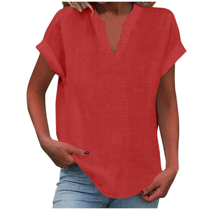 Yelena | Relaxed V-Neck Blouse