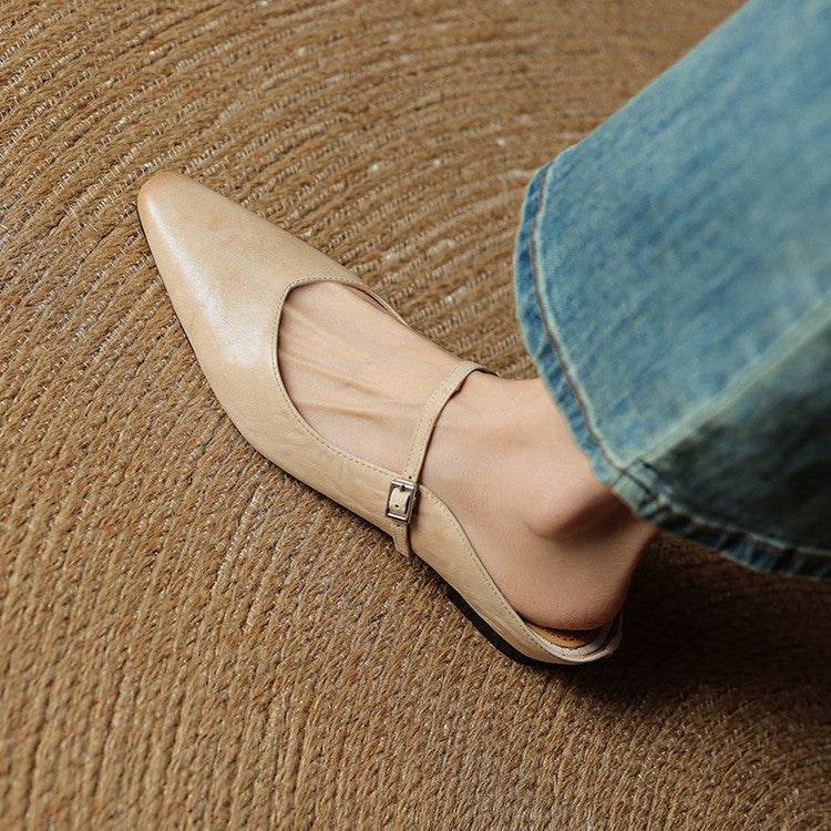 Wilhelmina | Smooth Slip-On Mules