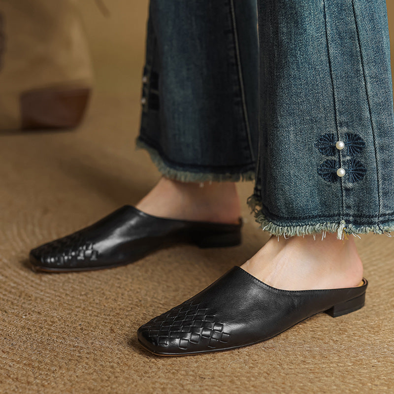 Donna | Smooth Slip-On Mules