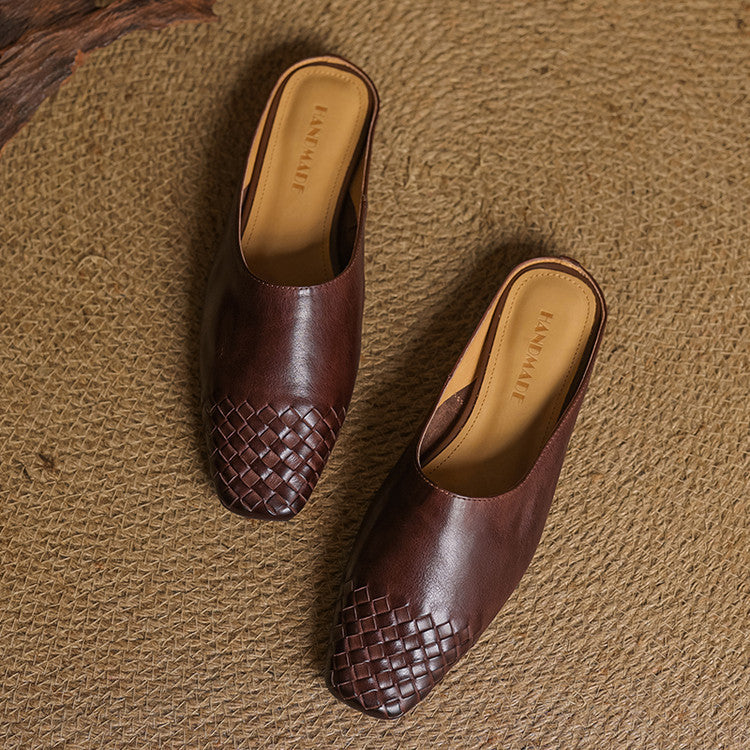 Donna | Smooth Slip-On Mules