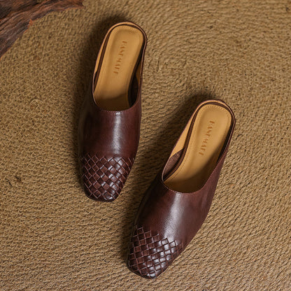 Donna | Smooth Slip-On Mules