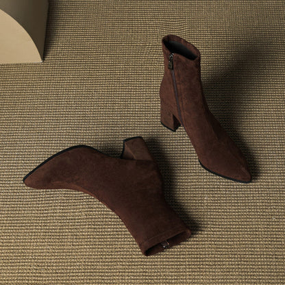 Racquel | Polished Ankle Boots