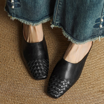 Donna | Smooth Slip-On Mules