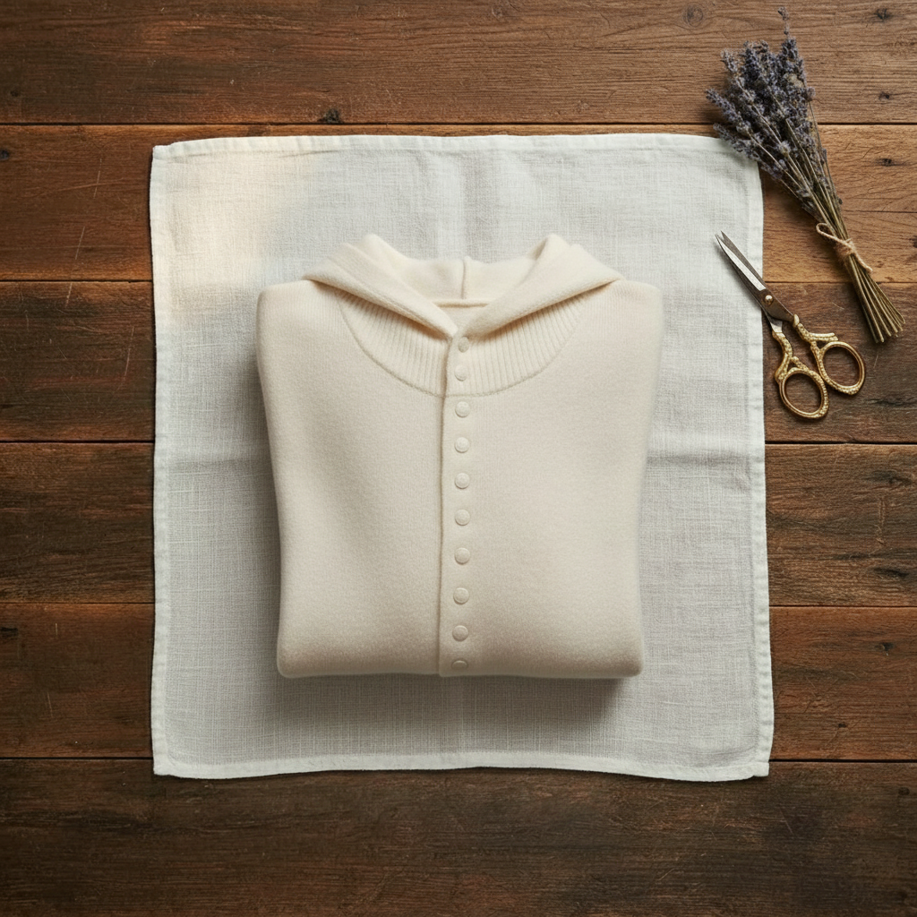 Katherine – Hooded Button-Front Knit Cardigan