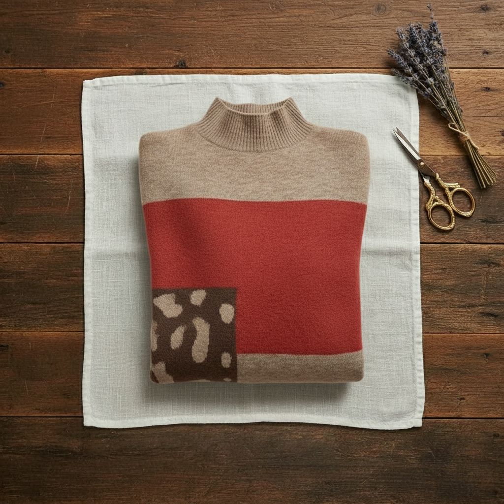 Lillian – Colour-Block Knit Jumper