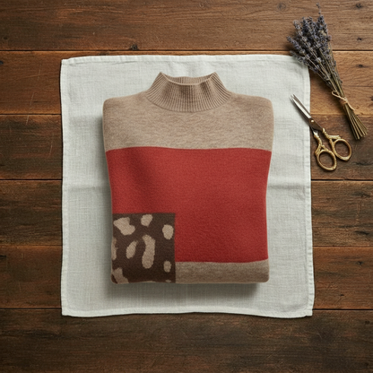 Lillian – Colour-Block Knit Jumper