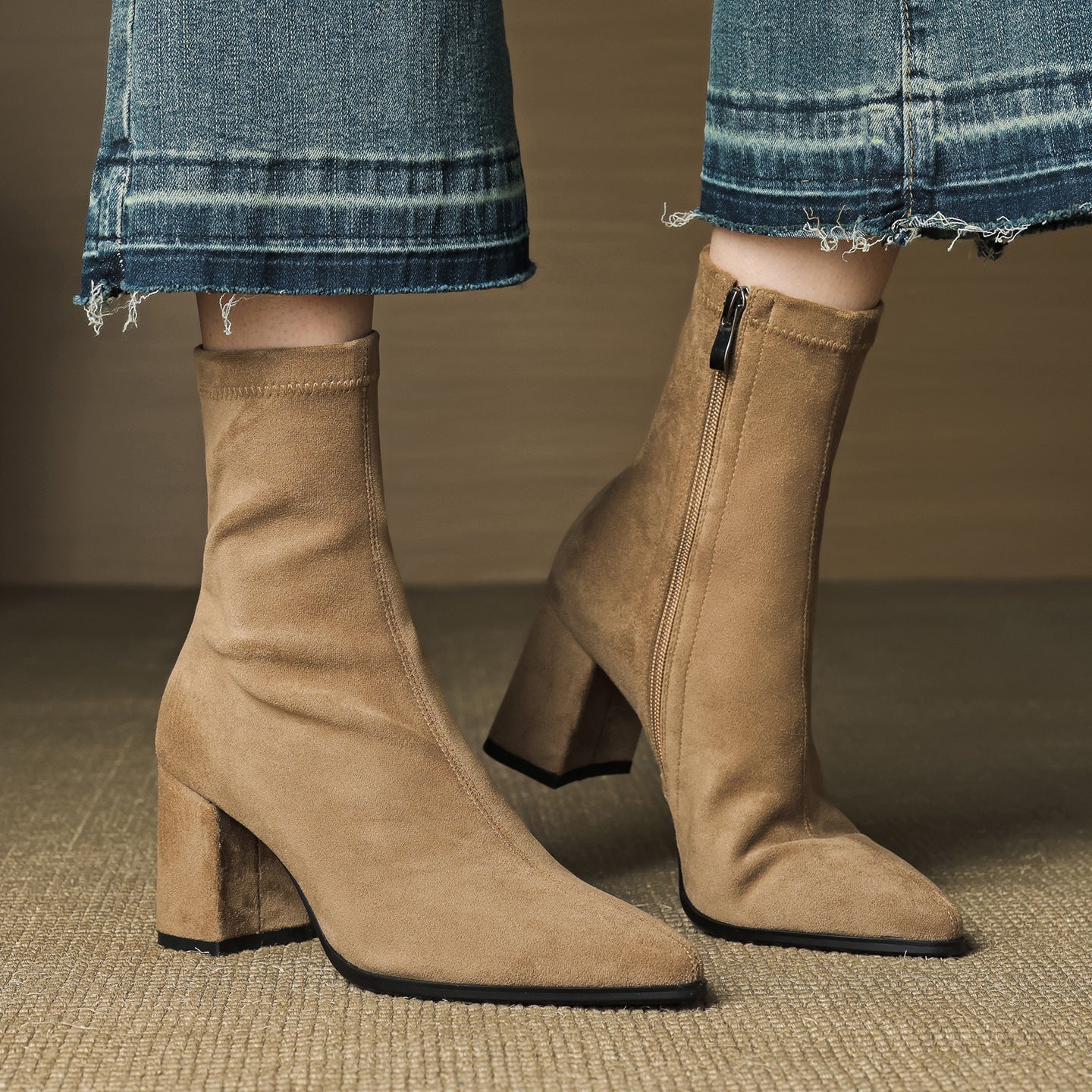 Racquel | Polished Ankle Boots