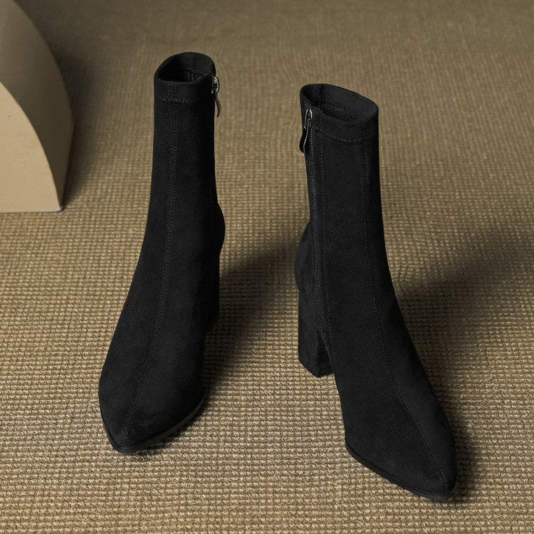 Racquel | Polished Ankle Boots