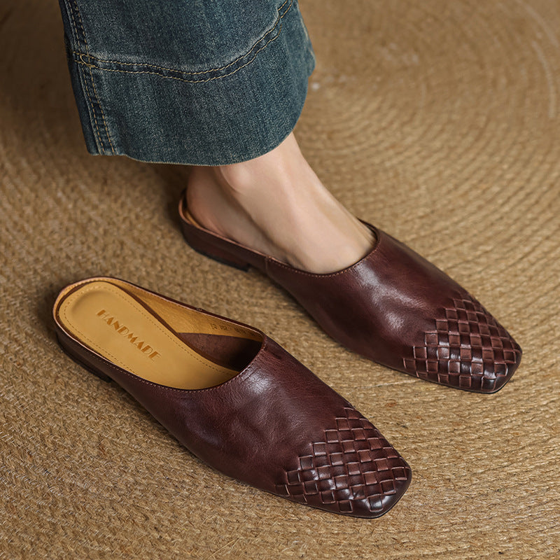 Donna | Smooth Slip-On Mules