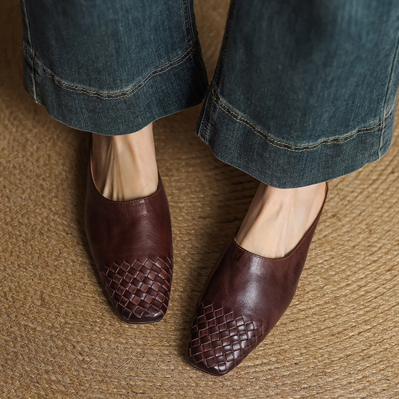 Donna | Smooth Slip-On Mules