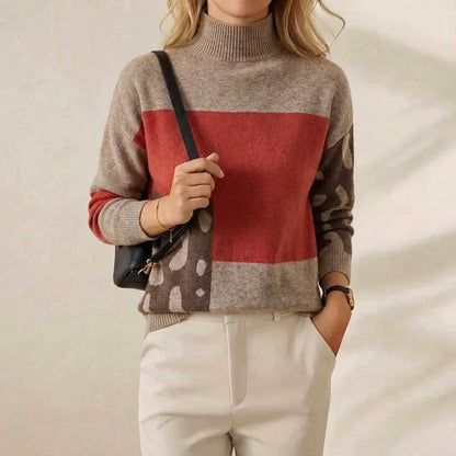 Lillian – Colour-Block Knit Jumper