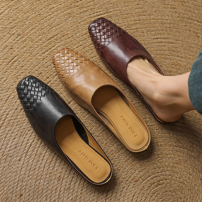 Donna | Smooth Slip-On Mules