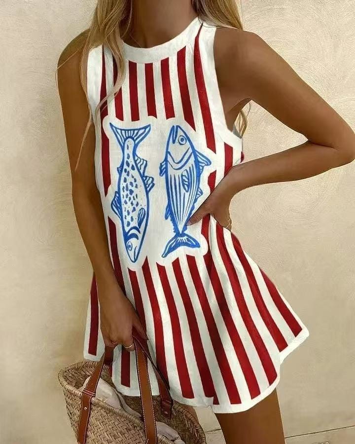 Wynne | Linen-Look Mini Dress