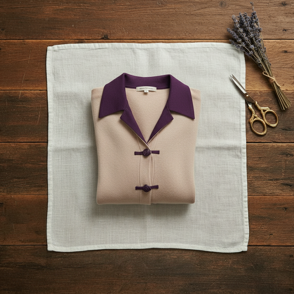 Sonia – Collared Cardigan with Toggle Buttons