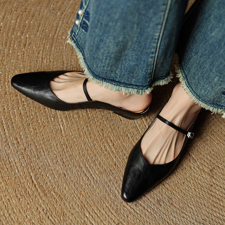 Wilhelmina | Smooth Slip-On Mules