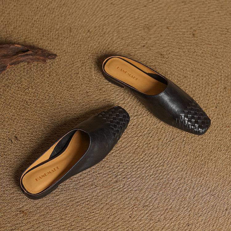 Donna | Smooth Slip-On Mules