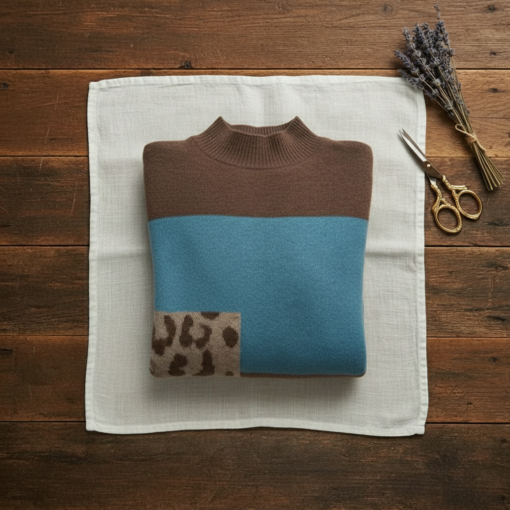 Lillian – Colour-Block Knit Jumper
