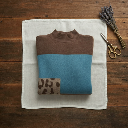 Lillian – Colour-Block Knit Jumper
