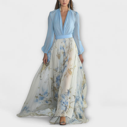 Annabelle | Sparkling Floral Maxi Dress