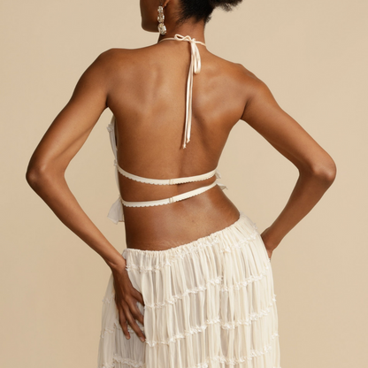 Pia | Top and Skirt Set
