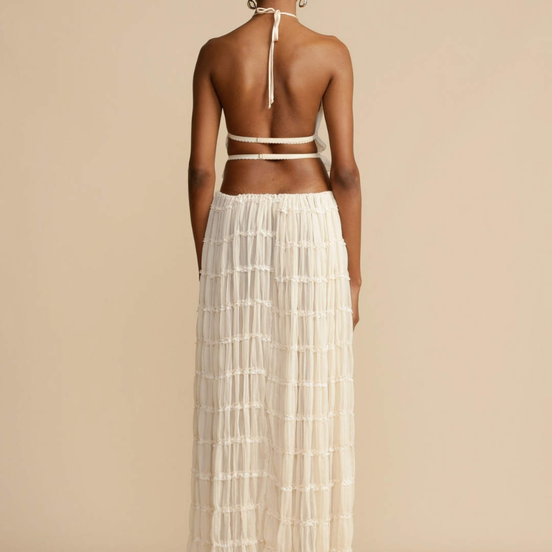 Pia | Top and Skirt Set
