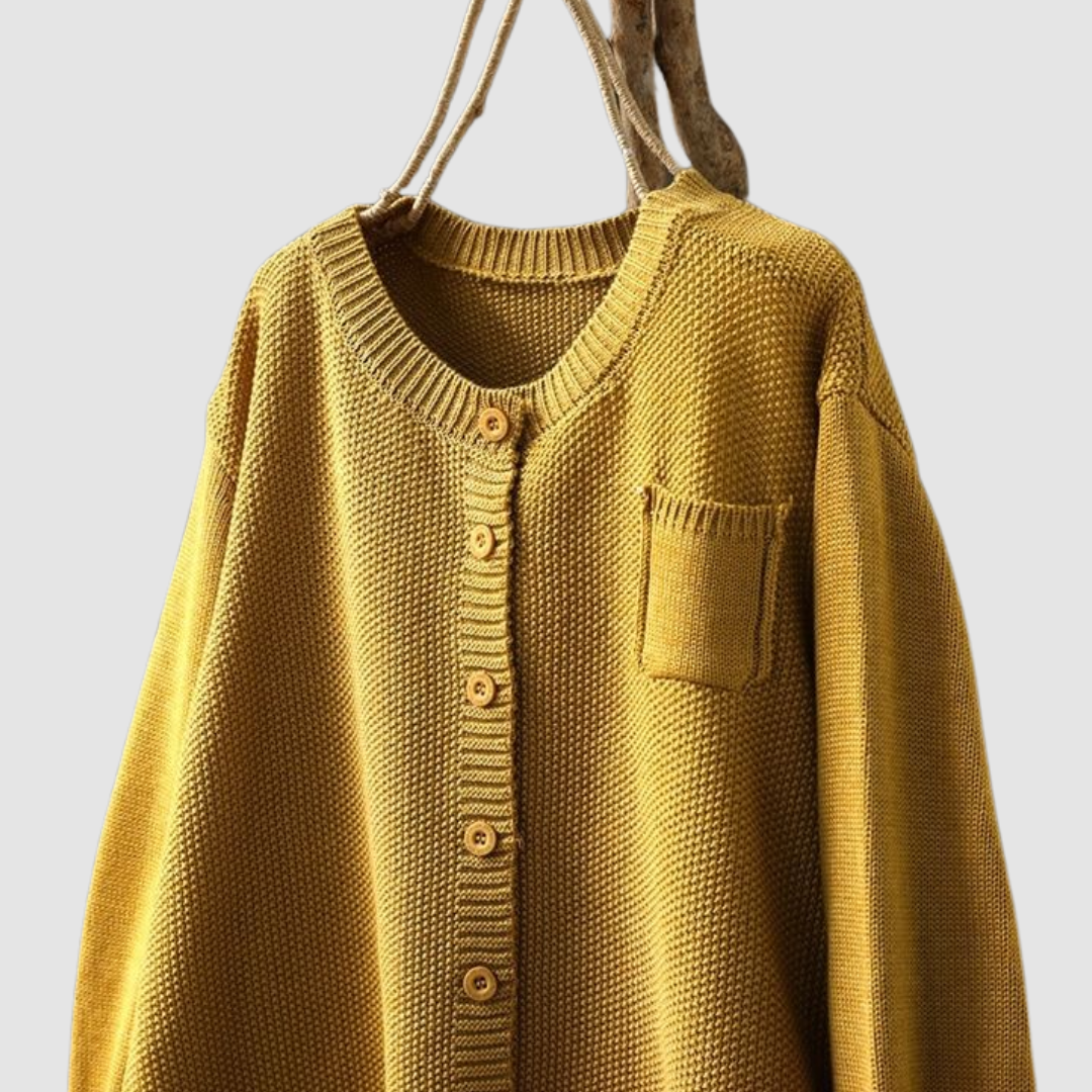 Francine – Cosy Knit Button-Up Cardigan