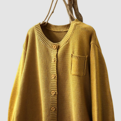 Francine – Cosy Knit Button-Up Cardigan