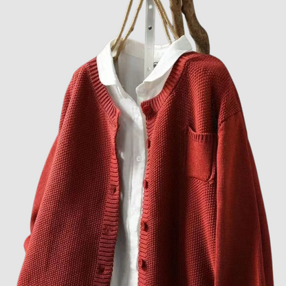 Francine – Cosy Knit Button-Up Cardigan