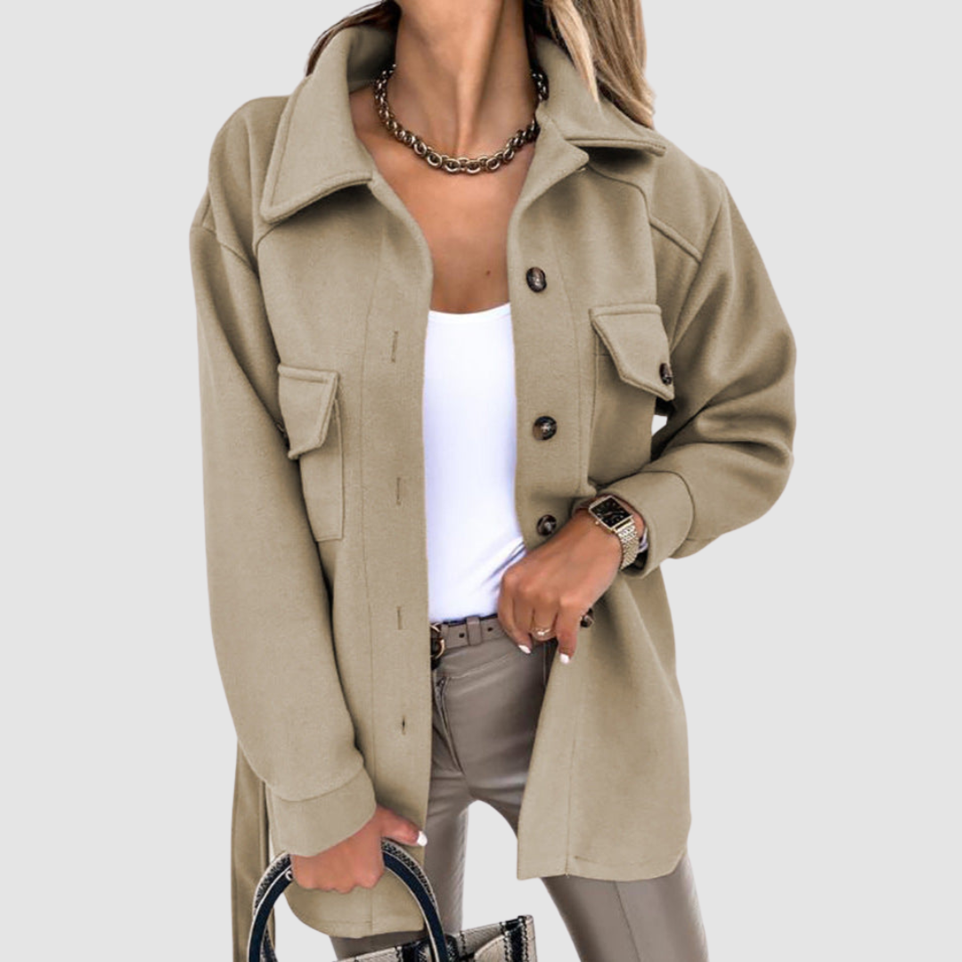 Delilah – Relaxed Fit Button-Up Jacket