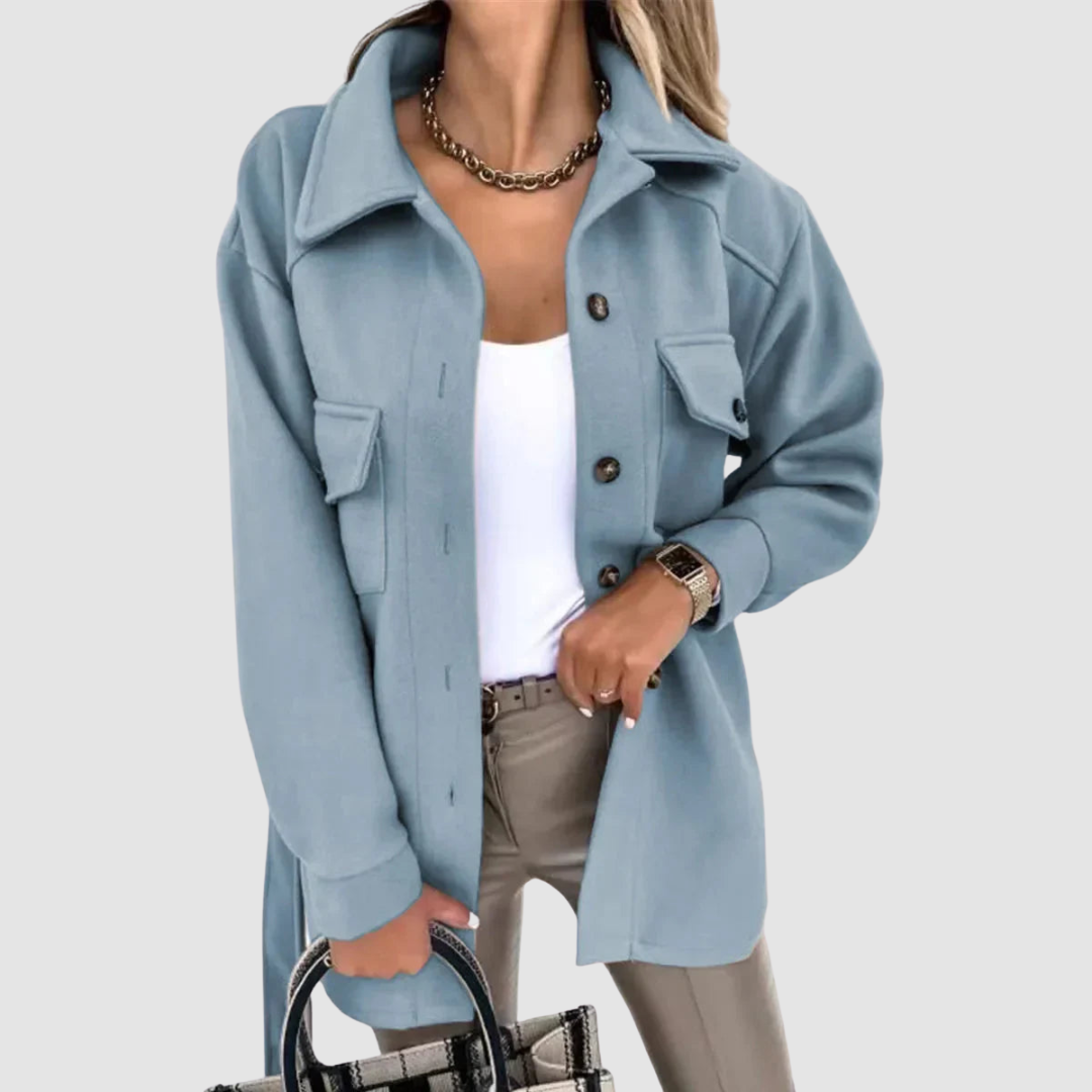 Delilah – Relaxed Fit Button-Up Jacket