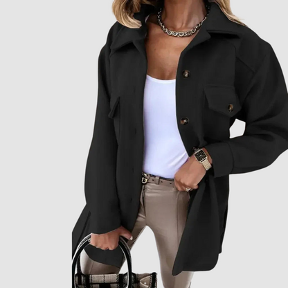 Delilah – Relaxed Fit Button-Up Jacket