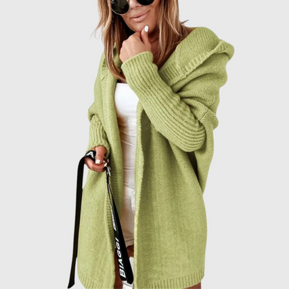 Ida – Cosy Hooded Knit Cardigan