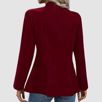 Rebecca – Double-Breasted Military Button Blazer