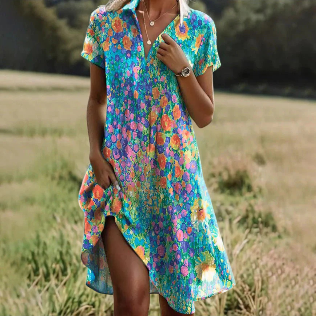 Xanthe | Luxury Midi Dress with Modern Elegance
