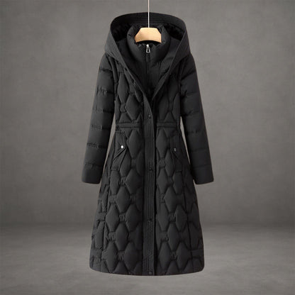 Lillian – Longline Hooded Padded Coat