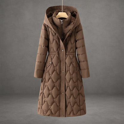 Lillian – Longline Hooded Padded Coat