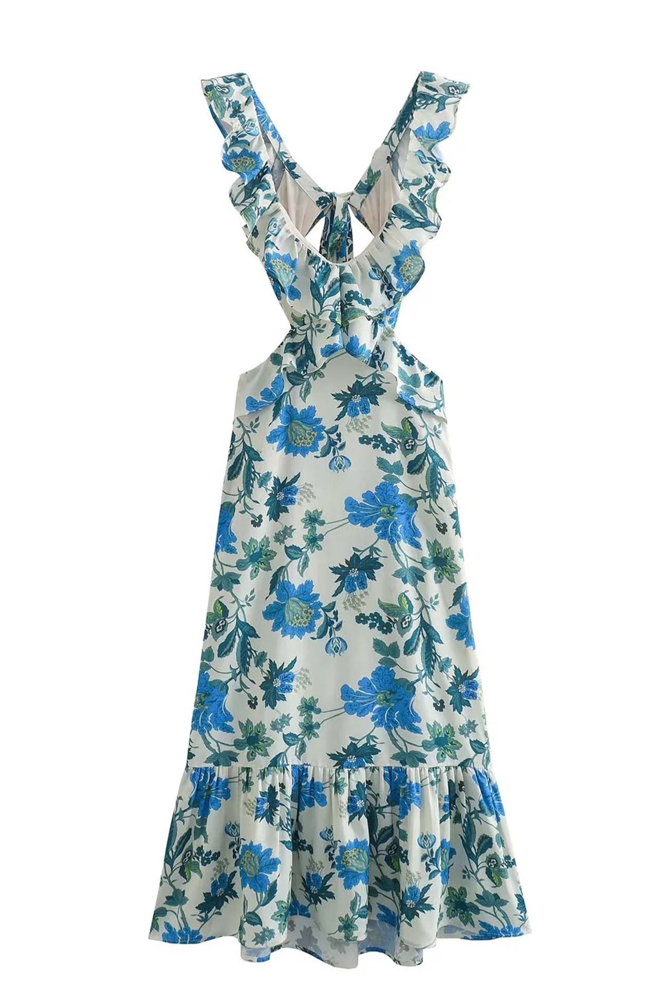 Briella | Floral Ruffle Dress