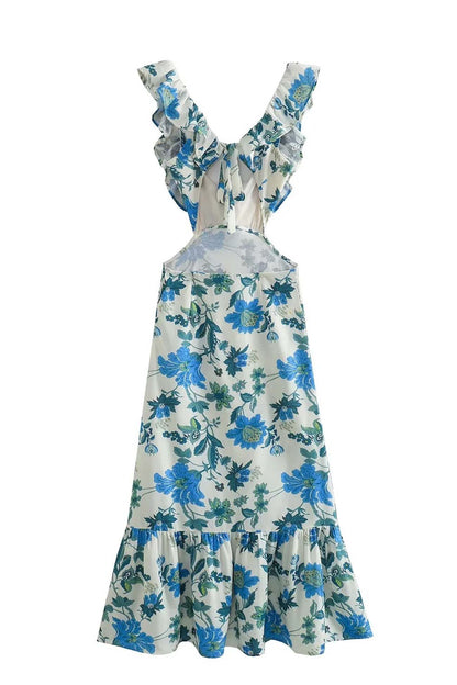 Briella | Floral Ruffle Dress