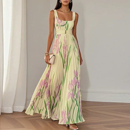 Piper | Floral a-Line Maxi Dress