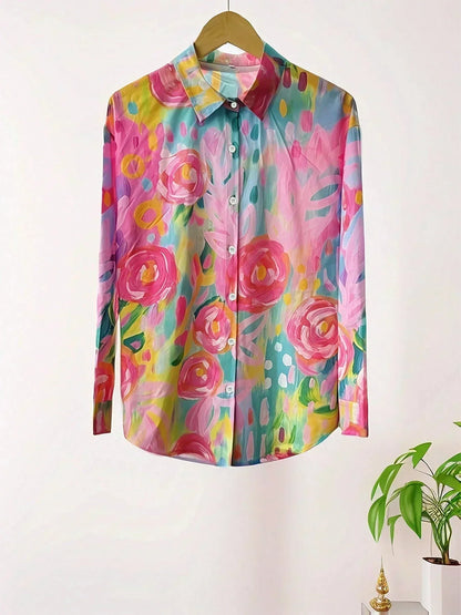Emerie | Colourful Pattern Blouse