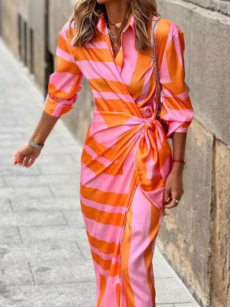 Kaelin | Printed Wrap Dress