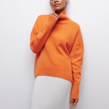 Wendy – Oversized Turtleneck Knit Jumper