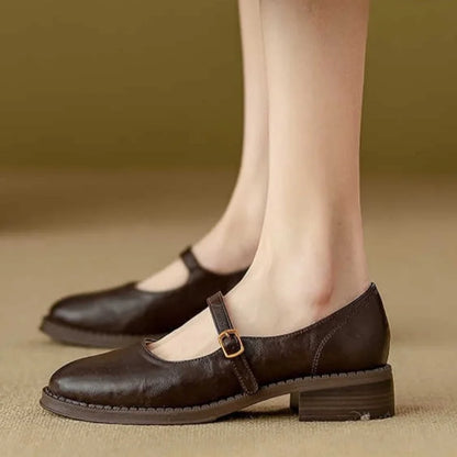 Sukey | Classic Comfort Mary Janes Made of Leather