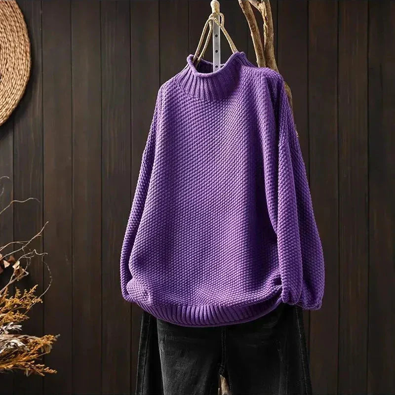 Ruth – Relaxed Textured Knit Jumper