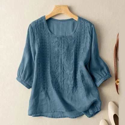 Paisley | Embroidered Relaxed Blouse